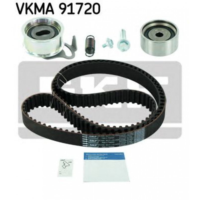 VKMA 91720 SKF Комплект (ремінь+ролики)